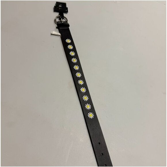 Art Class Girls Black Daisy Embroidery Belt Adjustable Fashion  Sz Small - Picture 2 of 5
